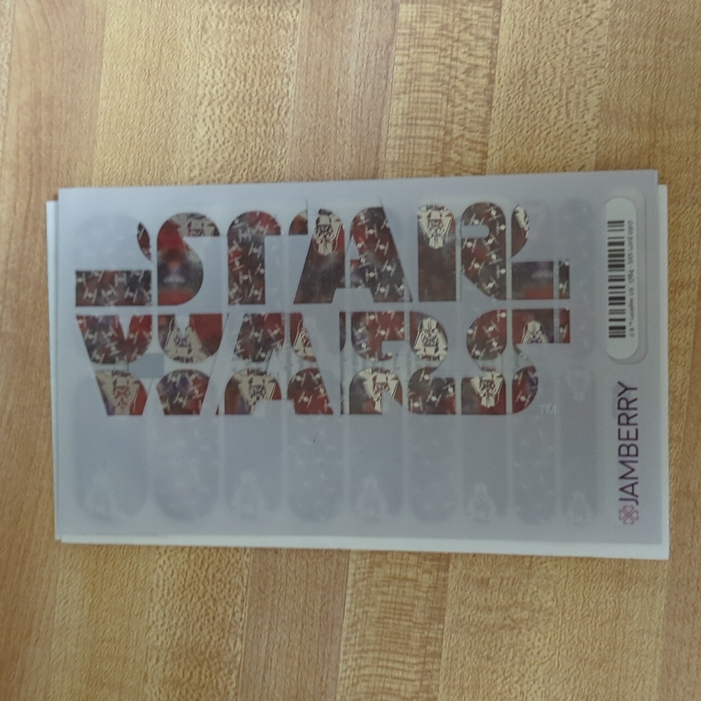 Star wars Jamberry nail wraps Sith Lord nip